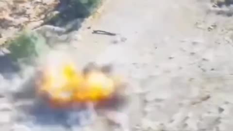 WATCH: A Hamas terrorist holds in his hand the same type of explosive device