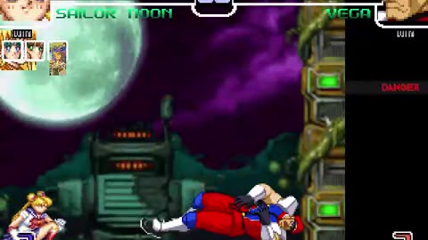 Sailor Moon, Sailor Jupiter, Sailor Venus, and Sailor Mercury (Me) Vs Shin Vega