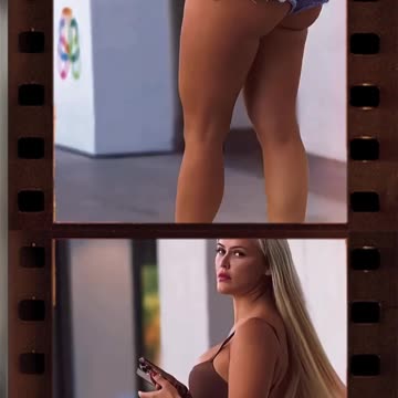 The brown top and denim shorts style for women