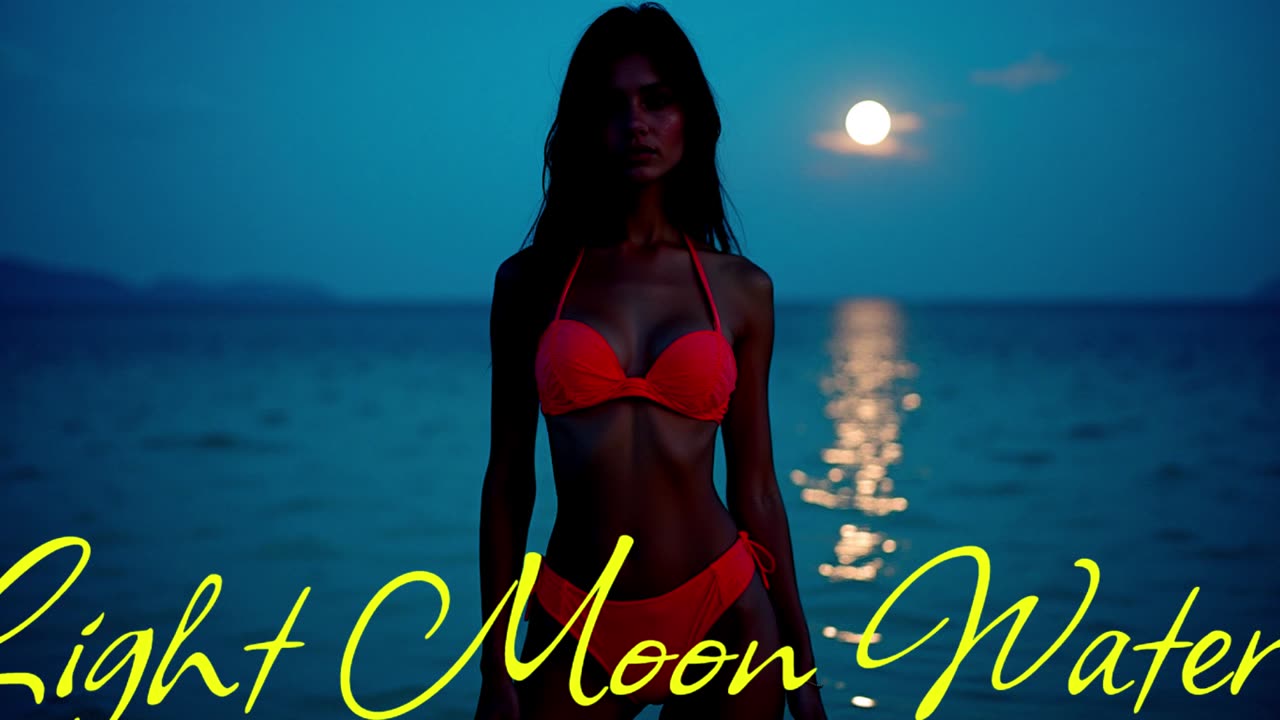 Electronic Music.Song Light of the Moon in Water.