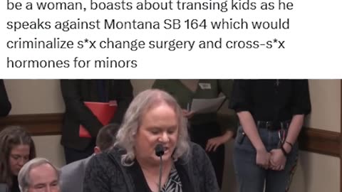 Politics - 2025 Liberal Globalist Commie Mental Health Counselor Tranny Upset Not Able Groom Kids