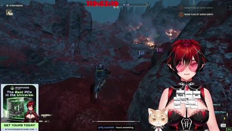 [LIVE] Helldivers 2 Community Night || Goth Vampire Femboy Vtuber