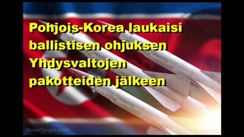 Pohjois-Korea laukaisi ballistisen ohjuksen Yhdysvaltojen pakotteiden jälkeen