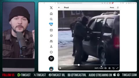 Tim Pool presents footage ‘proving’ the woman shot by ICE intended to ‘kill that ICE agent’