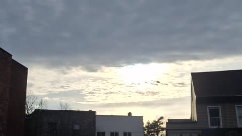 "Clouds" limiting light from the white sun(blue hue) and yellow sun