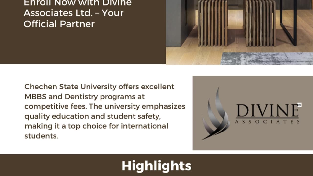 2025 MBBS & Dentistry Admissions Open – Chechen State University with Divine Associates Ltd