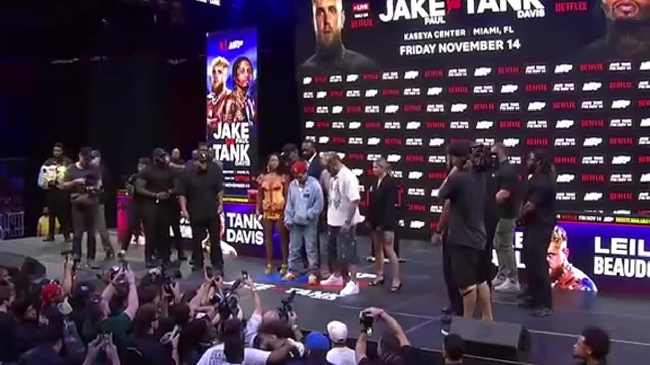 Gervonta Davis vs Jake Paul FULL HEATED Miami Press Conference & Face Off