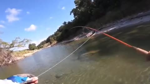 Guadalupe Bass on the Fly rod the Ultimate Texas Fly Fishing on the Fly