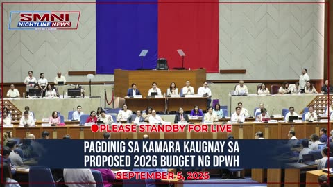 LIVE | Pagdinig sa Kamara kaugnay sa proposed 2026 budget ng DPWH - September 05, 2025