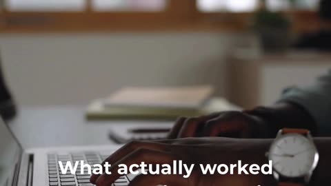 What Actually Worked When Nothing Else Did