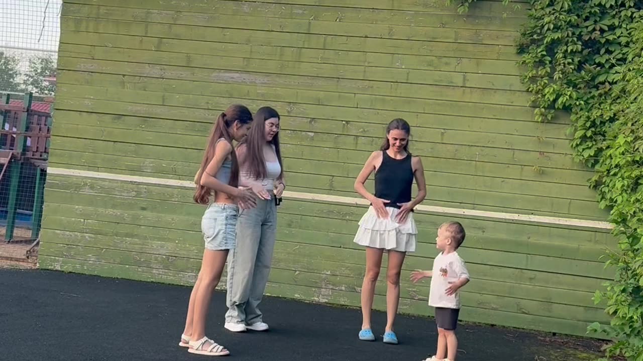 Little Boy's Copy Cat Game Goes Wrong