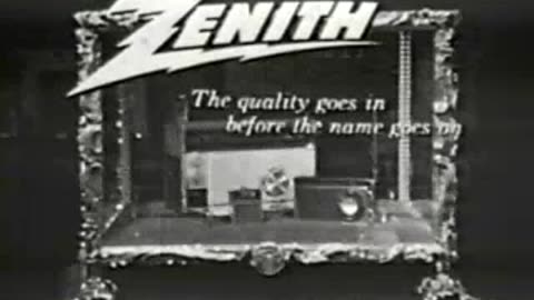 Zenith - 1950s - TV Ad