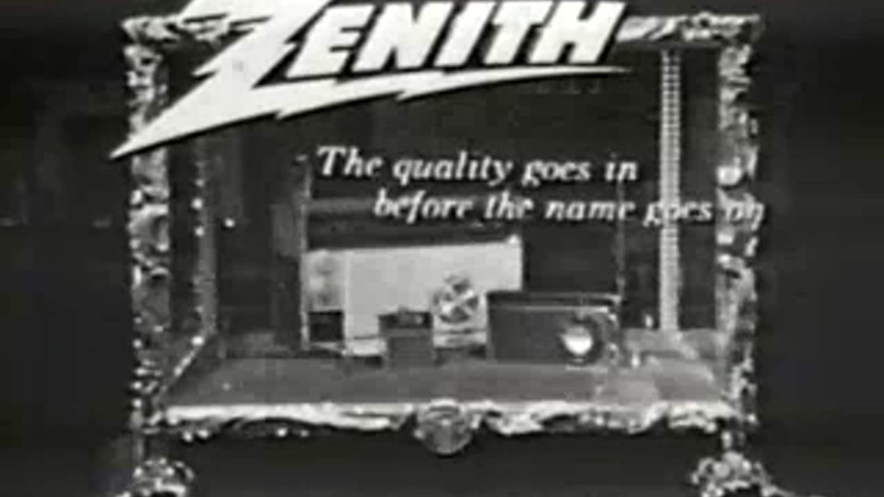 Zenith - 1950s - TV Ad