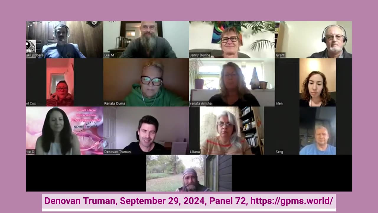 Denovan Truman, September 29, 2024, GPMS.WORLD Panel 72 (1)