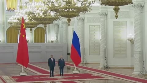 Comienzan en el Kremlin las conversaciones entre Vladimir Putin y el Presidente chino Xi Jinping