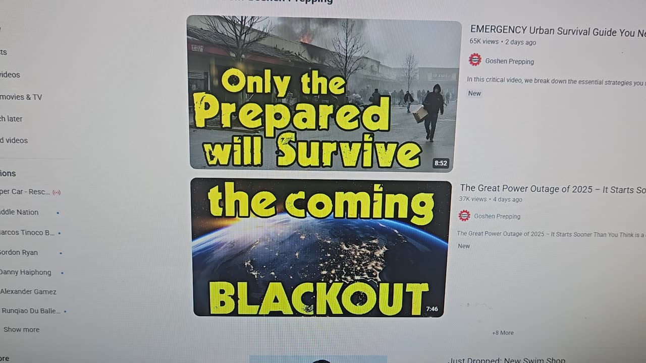 Only the Elect will survive what's coming