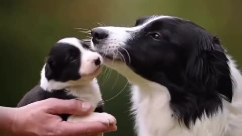 Unbreakable Love – Mama Dog and Her Puppy 💕🐶