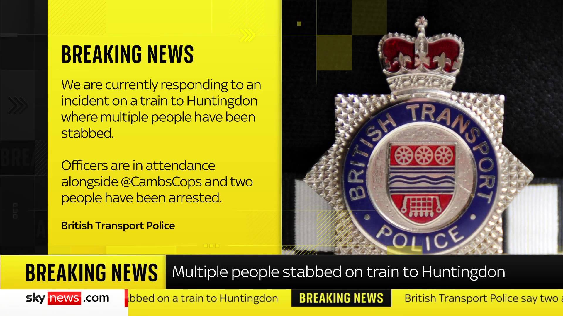 🚨 BREAKING: POTENTIAL TERROR ATTACK IN HUNTINGDON AS 2 PEOPLE ARRESTED ...
