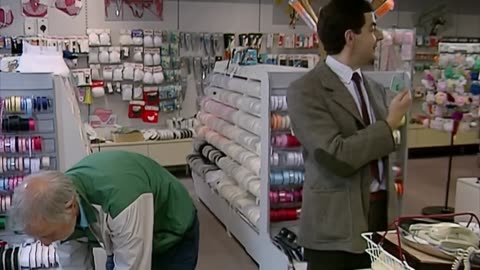 Mr Bean goes Shopping