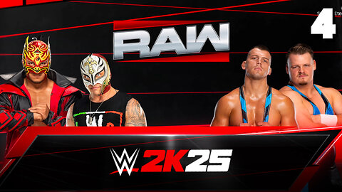 WWE 2K25 Raw March 17 2025 - Match 4: A Luchador WIN!