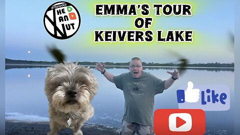 EMMA’S TOUR OF KEIVERS LAKE #keivers #lake #alberta #dog #camping
