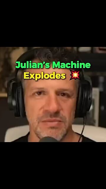 Hilarious jewish clip of a Staged Scene of Julian's Machine Exploding Then Jab Being Placed In ICU