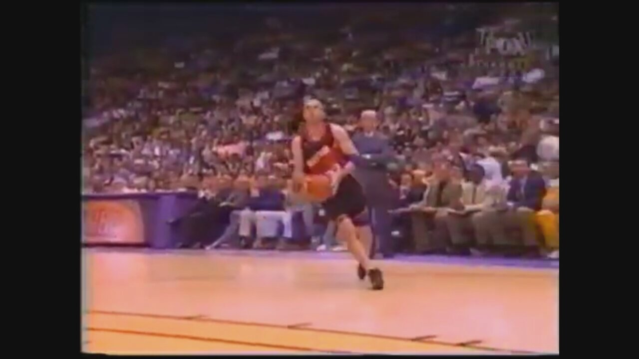 Jason Kidd 10 Pts 10 Assists @ Lakers, 1997-98.