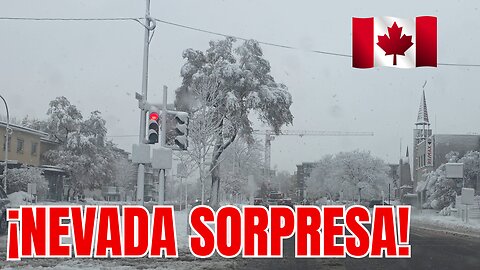 CHAOS IN MONTREAL: Winter Arrives EARLY, Turns Streets into Ice Rinks