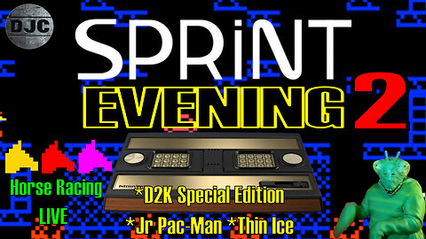 SPRINT EVENING - Intellivision Sprint - LIVE GAME PLAY