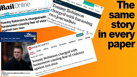 Tommy Robinson and the Media