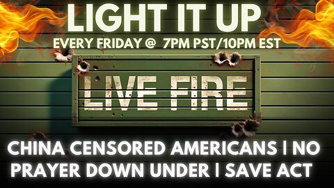 CHINA CENSORED AMERICANS | NO PRAYER DOWN UNDER | SAVE ACT