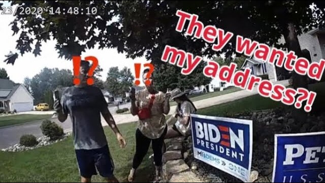 When Biden Supporters Called the Cops on Me - Unbelievable! [throwback]