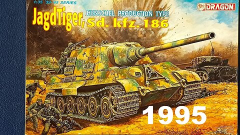 DRAGON, JagdTiger, Sd. kfz. 186 HENSCHEL PRODUCTION TYPE , 1:35 '39-'45 SERIES, 6050, 1995