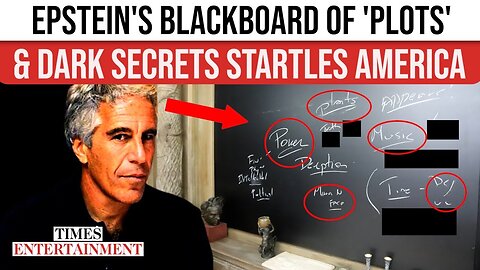 New Epstein Files Reveal Full Chalkboard