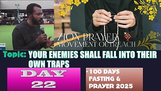 Day 22 | July 26th, 2025 — YOUR ENEMIES SHALL FALL INTO THEIR OWN TRAPS! 100 Days Prayer & Fasting