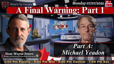 DR. MICHAEL YEADON : A FINAL WARNING PT1
