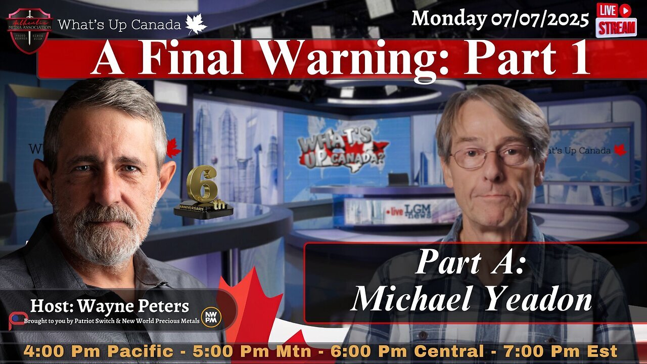 DR. MICHAEL YEADON : A FINAL WARNING PT1