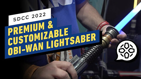 Hasbro's New Obi-Wan Lightsaber Looks Premium and Customizable _ Comic Con 2022
