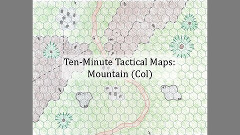 Ten-Minute Tactical Maps: Mountain (Col)