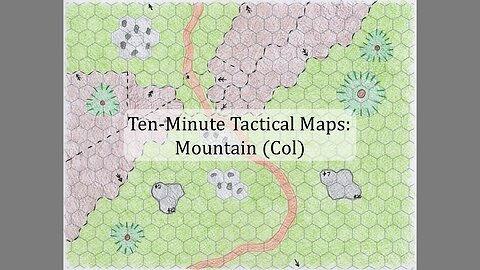 Ten-Minute Tactical Maps: Mountain (Col)