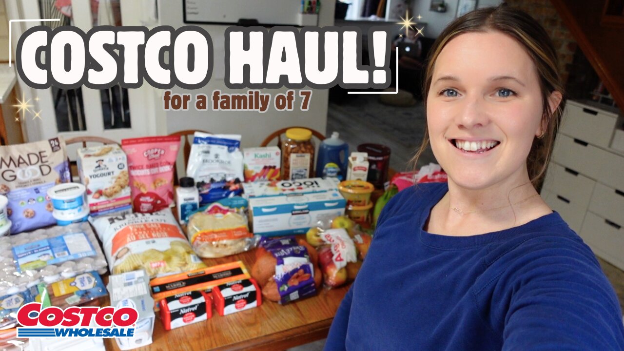 COSTCO GROCERY HAUL! | $400 MONTHLY STOCK UP - FAMILY OF 7