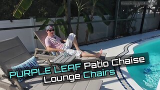 PURPLE LEAF Patio Chaise Lounge Chair – Quick Relax & Poolside Comfort Review