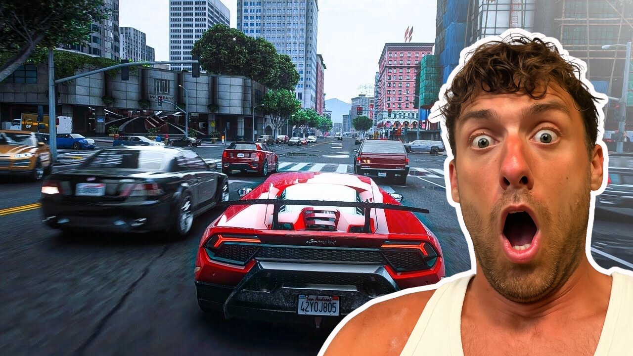Grand Theft Auto 5 With 900 INSANE Photorealistic Mods!