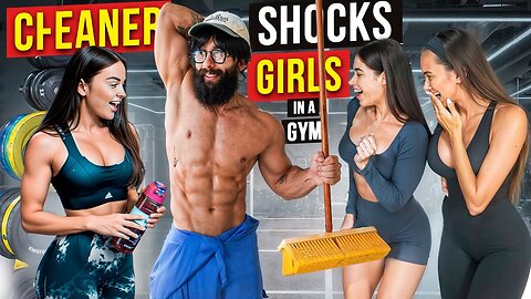 Cleaner ANATOLY Shocks GIRLS in a GYM ｜ PRANK #30
