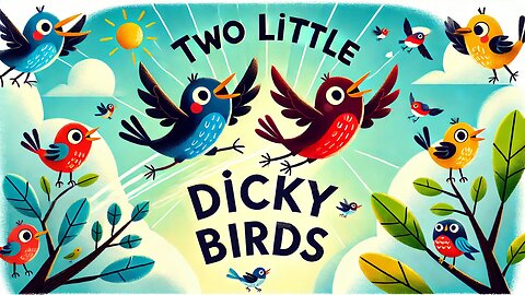 Two Little Dicky Birds | Kid's Song |Kidzpark