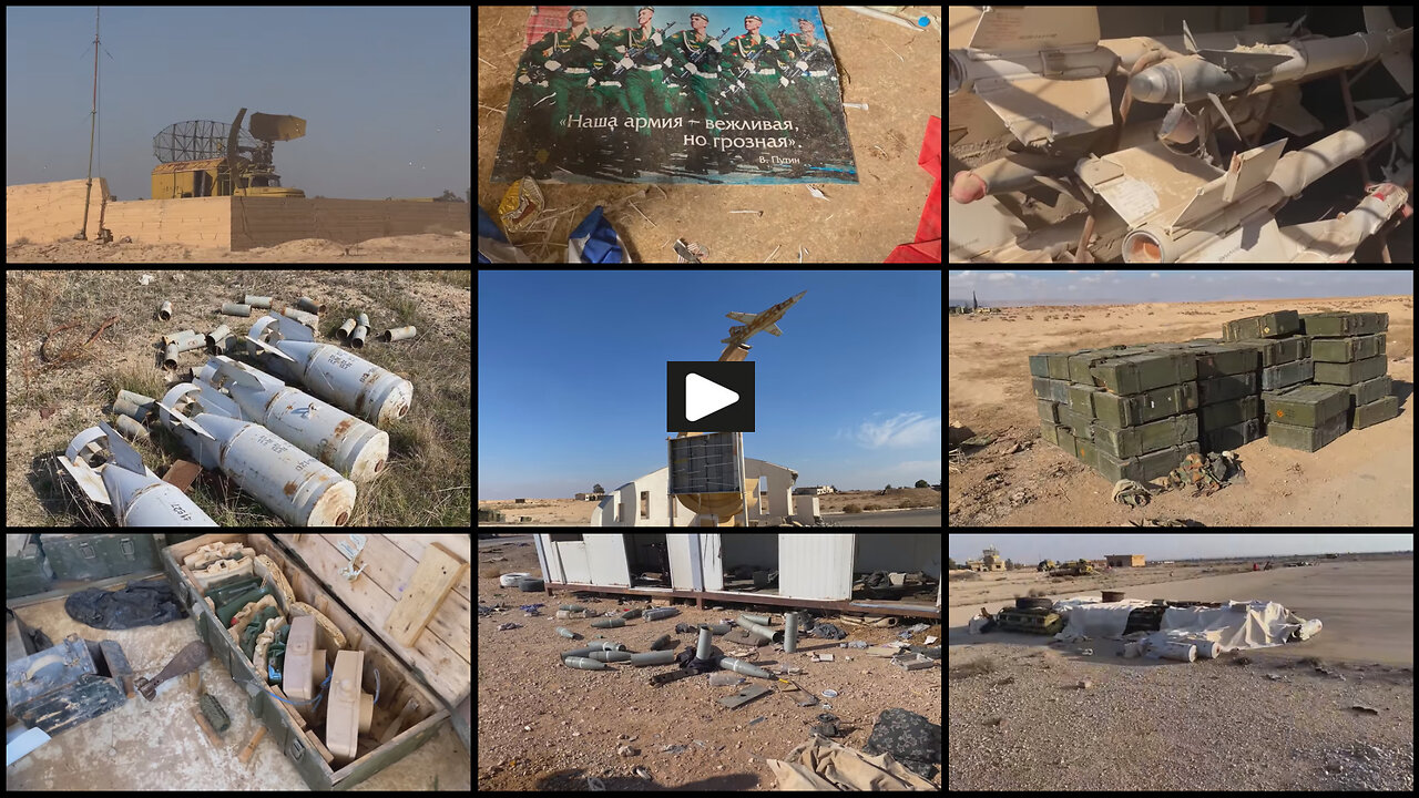 Abandoned Russian Air bases in Syria
