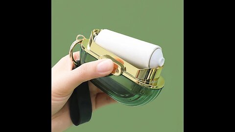 Portable Space Capsule Double-Sided Sticky Roller