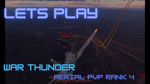 Lets Play, War thunder (random arcade air battles, USA Rank 4, late night shenanigans)