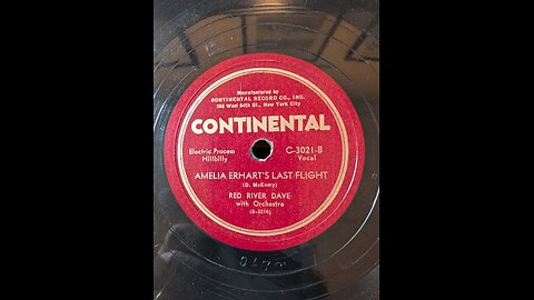 Continental 3021B Amelia Erhart's Last Flight