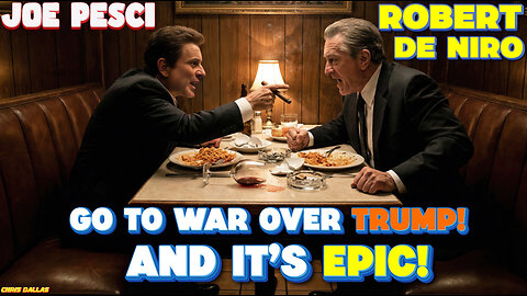 Pesci and De Niro Go To War Over Trump, And It’s Epic! Shut The FK Up Bobby! Two Legends at War!